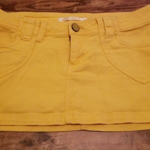 Terranova denim yellow skirt